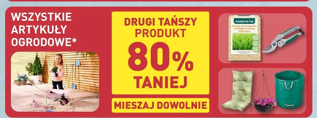 Artykuły ogrodowe promocja w Aldi