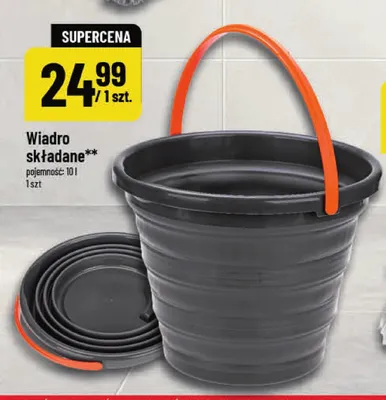 Wiadro składane 10 l promocja w POLOmarket