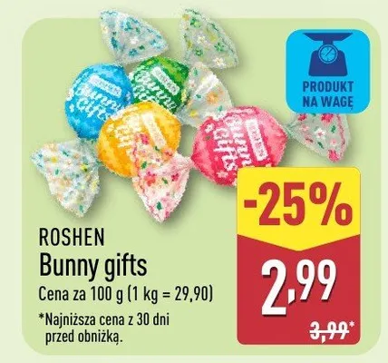 Bunny gifts promocja w Aldi