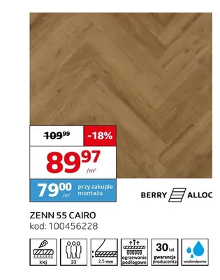 Panele winylowe Zenn 55 Cairo promocja w Komfort