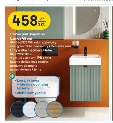 Umywalka meblowa Roca Hebe promocja w Castorama