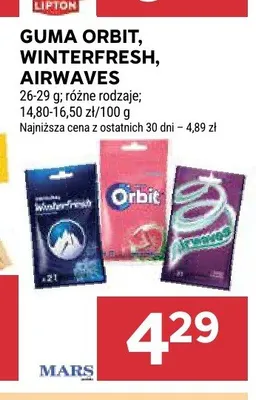 Guma do żucia Winterfresh promocja w Stokrotka