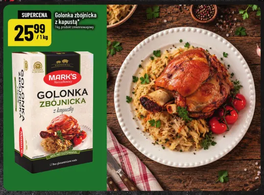 Golonka zbójnicka z kapustą Mark's promocja w POLOmarket