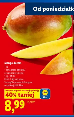 Mango luzem promocja w Lidl