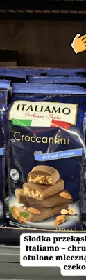 Przekąski Croccantini z czekoladą mleczną Italiamo promocja w Lidl