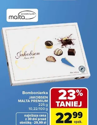 Bombonierka Jakobsen Malta Premium promocja w Carrefour