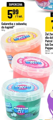 Galaretka z zabawką do kąpieli Monster Bath promocja w POLOmarket