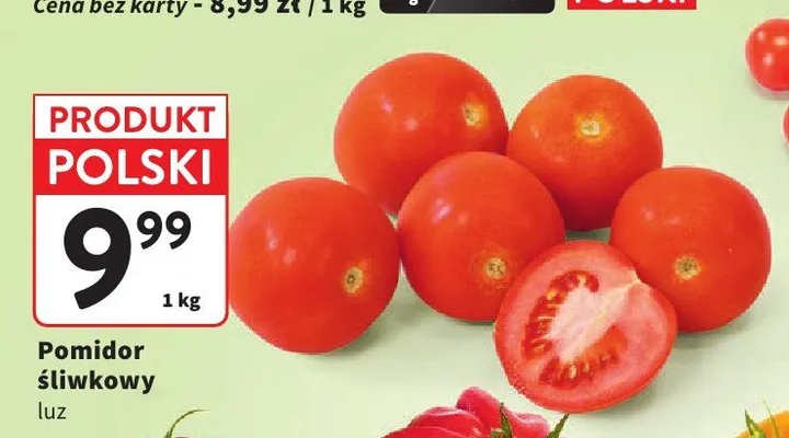 Pomidor śliwkowy luz promocja w Intermarche