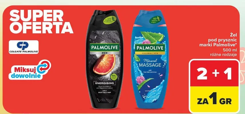 Żel pod prysznic różne rodzaje promocja w Carrefour