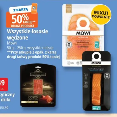 Łosoś wędzony Mowi promocja w Leclerc