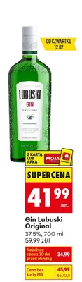 Gin Original promocja w Biedronka