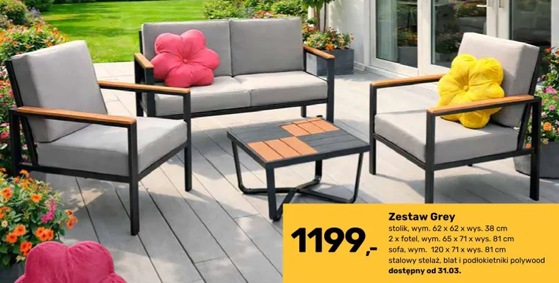 Zestaw Grey promocja w Bricomarche