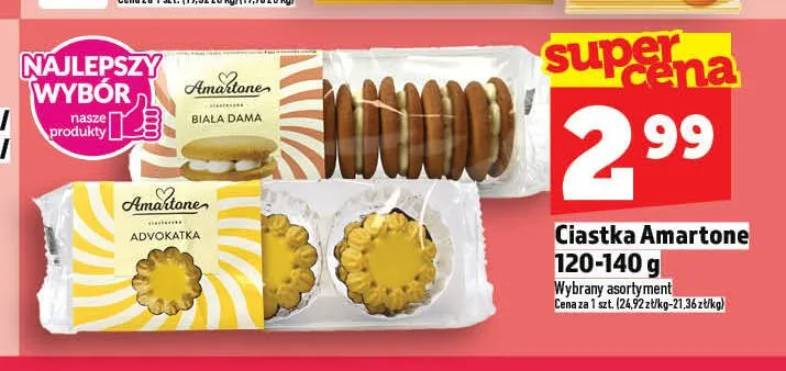 Ciastka Amartone promocja w TOPAZ