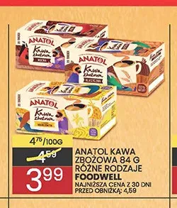 Kawa zbożowa Anatol promocja w Wafelek