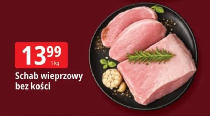 Schab wieprzowy bez kości promocja w Leclerc