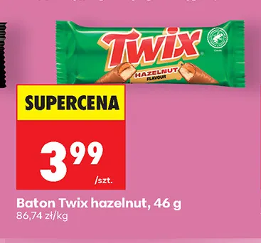 Baton Twix hazelnut promocja w Biedronka