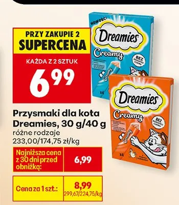 Przysmaki dla kota, różne rodzaje promocja w Biedronka