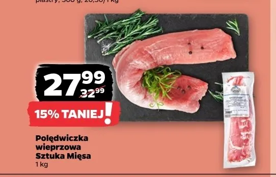 Polędwiczka wieprzowa Sztuka Mięsa promocja w Netto