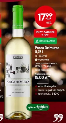 Wino Porca De Murca Branco promocja w Żabka