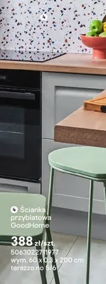 Ścianka przyblatowa GoodHome wym. 60x0,3x200cm terazzo no 5/6 promocja w Castorama
