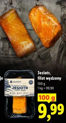 Jesiotr, filet wędzony promocja w Lidl