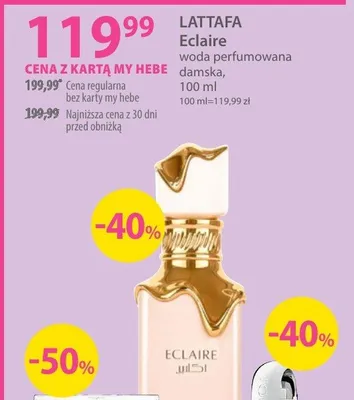 Woda perfumowana damska Eclaire promocja w Hebe