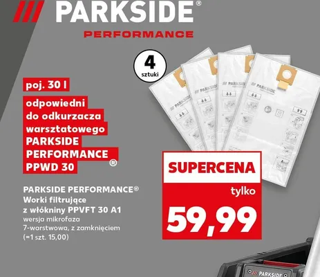 Worki filtrujące z włókniny PPVFT 30 A1 promocja w Kaufland