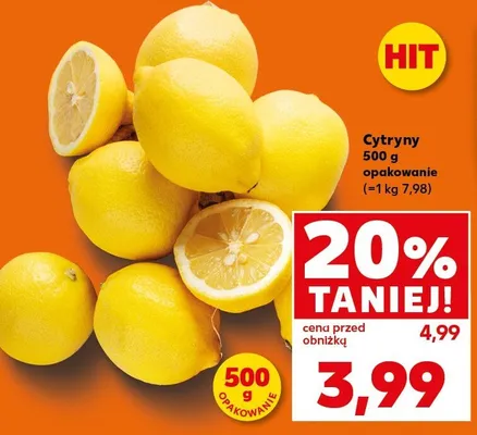 Cytryny promocja w Kaufland