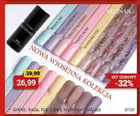 Lakier, baza, top, żel wybrane rodzaje promocja w Drogeria Kosmyk