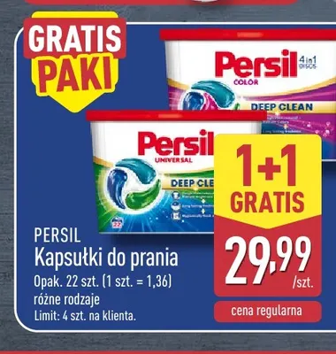 Kapsułki do prania Persil 4in1 Discs Color promocja w Aldi