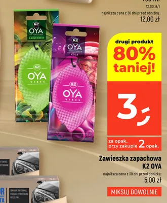 Zawieszka zapachowa K2 OYA promocja w Dealz