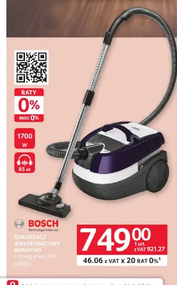 Odkurzacz wielofunkcyjny BWD41740 Bosch promocja w Selgros