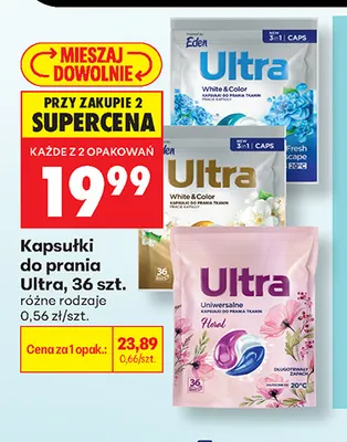 Kapsułki do prania Ultra promocja w Biedronka