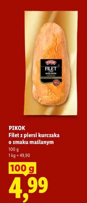 Filet z piersi kurczaka o smaku maślanym Pikok promocja w Lidl