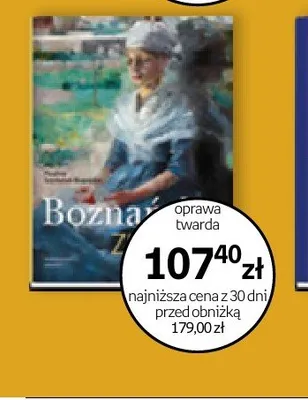 Książka Boznańska oprawa twarda promocja w Empik