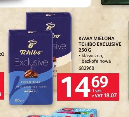 Kawa mielona Tchibo Exclusive promocja w Selgros