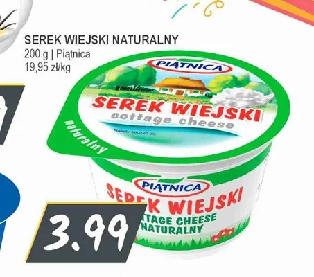 Serek wiejski naturalny Piątnica promocja w Słoneczko