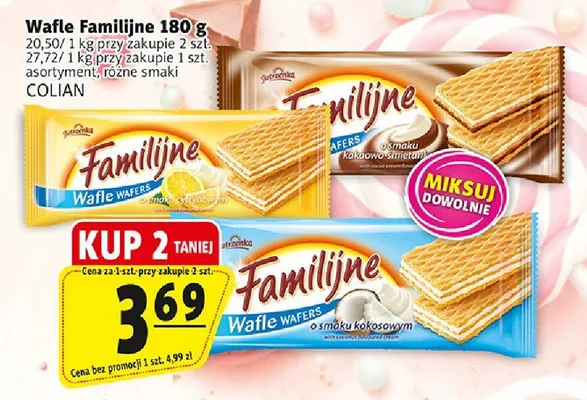 Wafle cytrynowe Familijne promocja w Prim Market