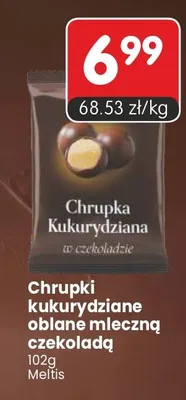 Chrupki kukurydziane oblane mleczną czekoladą promocja w Market Point