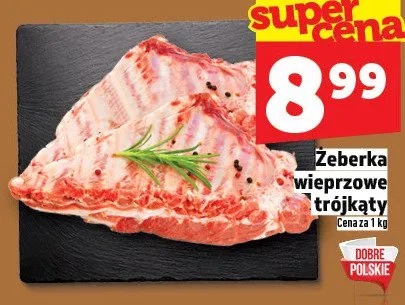 Żeberka wieprzowe trójkąty promocja w TOPAZ