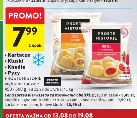 Pyzy z mięsem Proste Historie promocja w Intermarche