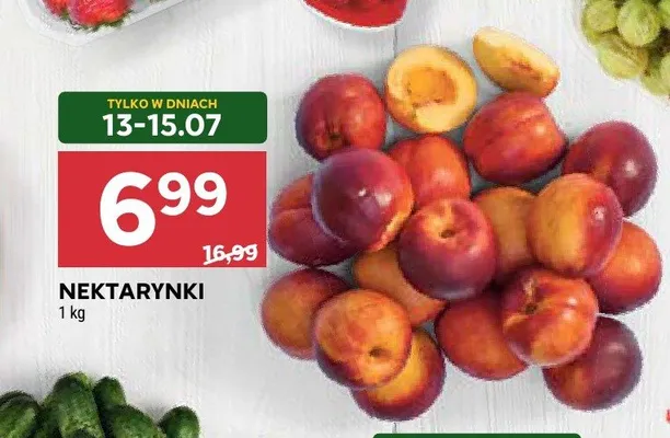 Nektarynki promocja w Stokrotka