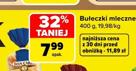 Bułeczki mleczne Dan Cake promocja w Carrefour Market
