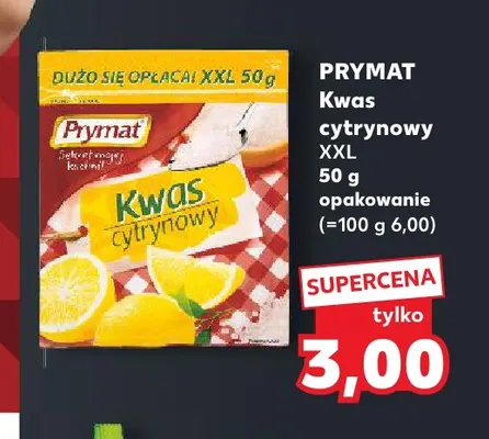 Kwas cytrynowy XXL Prymat promocja w Kaufland