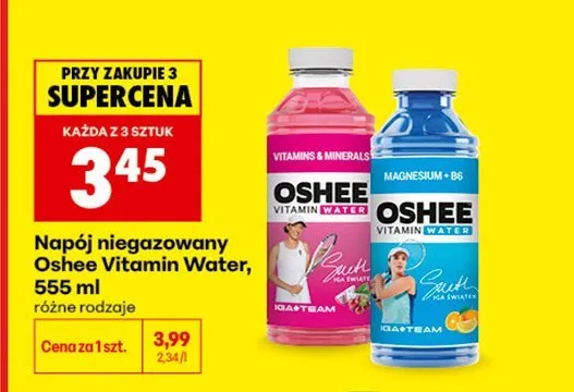 Napój niegazowany Oshee Vitamin Water Vitamins & Minerals promocja w Biedronka