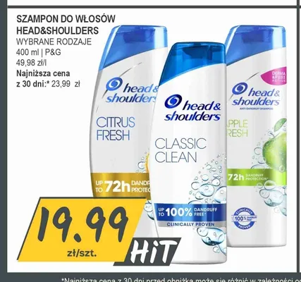 Szampon do włosów Head & Shoulders Citrus Fresh promocja w Słoneczko
