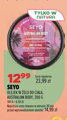 Olejek w żelu do ciała Australian Body Seyo promocja w Drogerie Natura