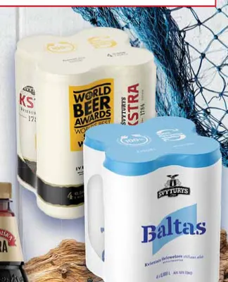 Piwo Švyturys Baltas promocja w Stokrotka