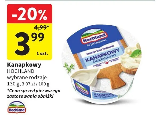 Kanapkowy wybrane rodzaje promocja w Intermarche