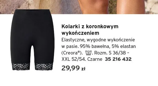 Kolarki z koronkowym wykończeniem Tchibo promocja w Tchibo